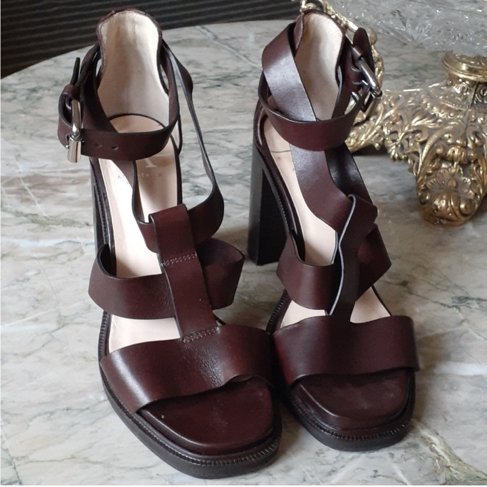 Aquatalia Brown Shoes Heeled Sandals